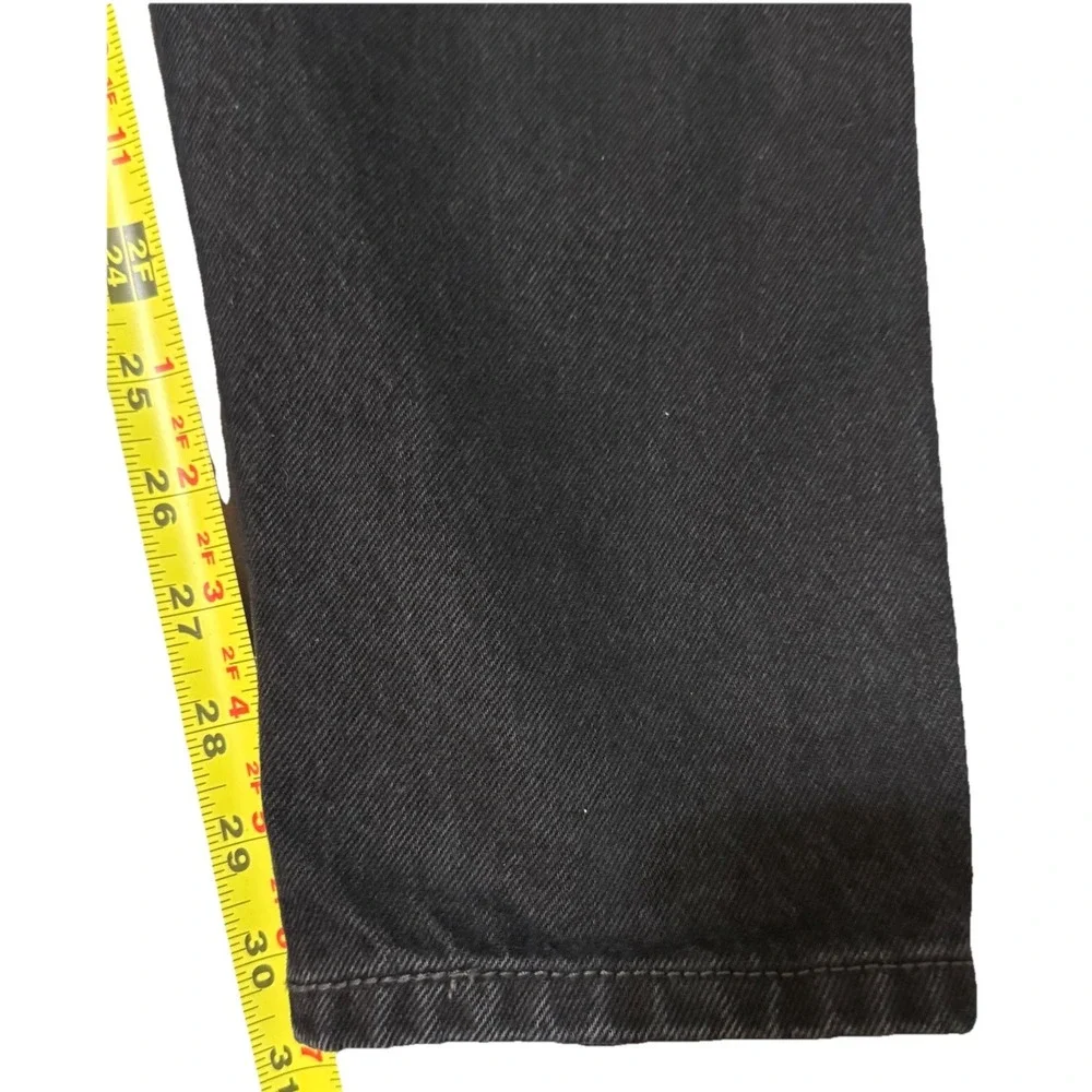 Levi's Premium Women 501 '81 Tapered Leg High Rise Button Fly Jeans Black  24X31